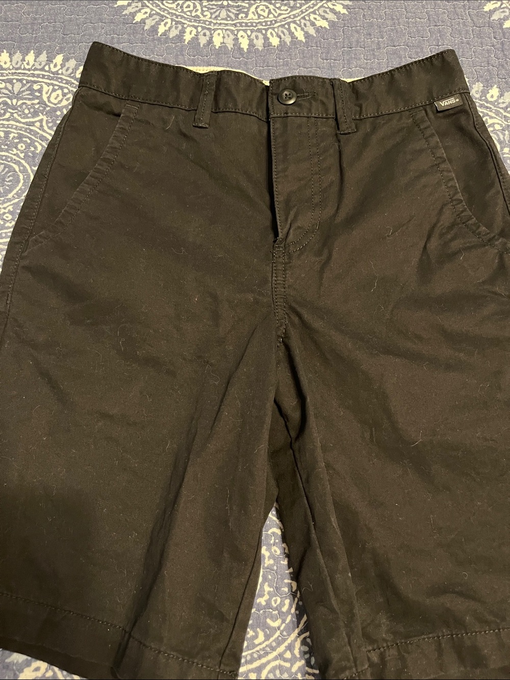 Vans Kids Black Chino-Style Shorts